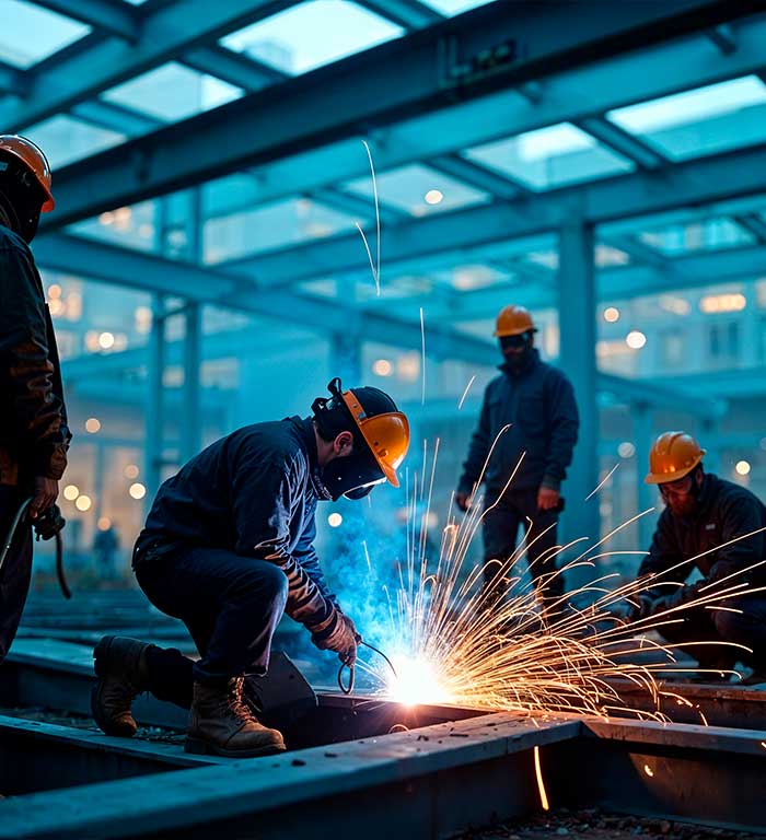 Pré-fabrico e montagem de tubagens industriais